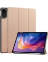 Etui z klapką Bizon Case Tab Croc do Xiaomi Redmi Pad 2 różowozłote