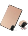 Etui z klapką Bizon Case Tab Croc do Xiaomi Redmi Pad 2 różowozłote