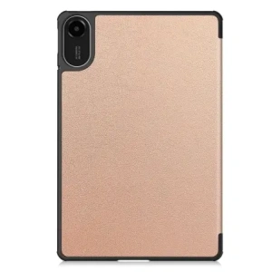 Etui z klapką Bizon Case Tab Croc do Xiaomi Redmi Pad 2 różowozłote