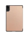 Etui z klapką Bizon Case Tab Croc do Xiaomi Redmi Pad 2 różowozłote