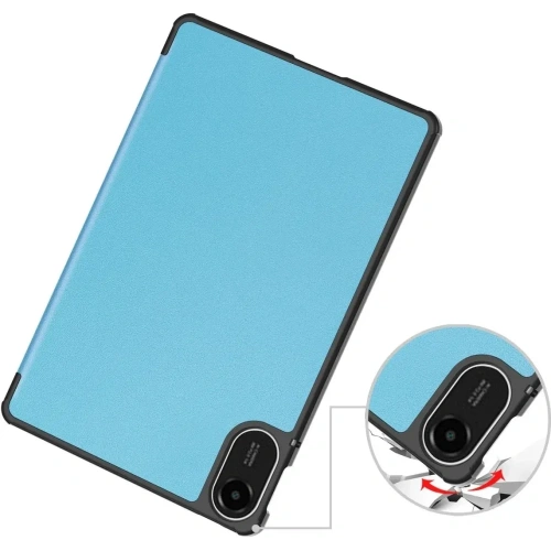 Etui z klapką Bizon Case Tab Croc do Xiaomi Redmi Pad 2 błękitne