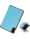 Etui z klapką Bizon Case Tab Croc do Xiaomi Redmi Pad 2 błękitne