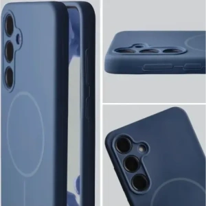 Bizon Soft Case Magnetic Samsung Galaxy S24+ Plus navy blue