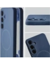 Silikonowe etui z pierścieniem magnetycznym Bizon Soft Case Magnetic do Samsung Galaxy S24+ Plus granatowe
