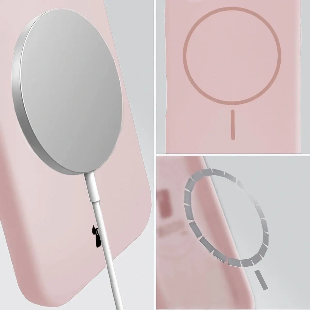 Bizon Soft Case Magnetic Samsung Galaxy S24+ Plus light pink