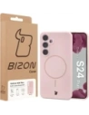 Bizon Soft Case Magnetic Samsung Galaxy S24+ Plus világos rózsaszín