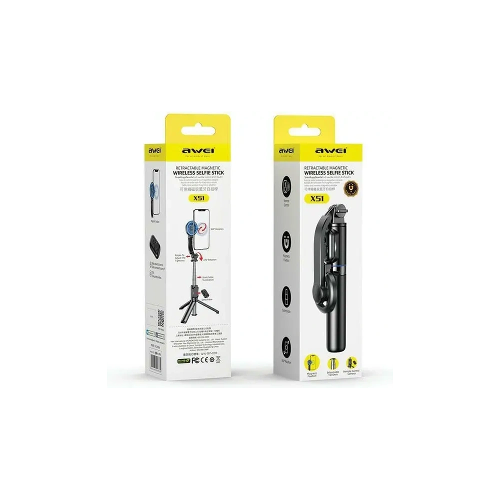 AWEI Selfie Stick X51 black