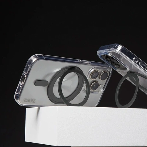 Etui CARE by PanzerGlass Feature Kickstand Case MagSafe Apple iPhone 16 Pro przezroczyste