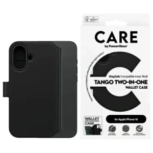 CARE von PanzerGlass Feature Tango 2in1 Wallet MagSafe Apple iPhone 16 schwarz