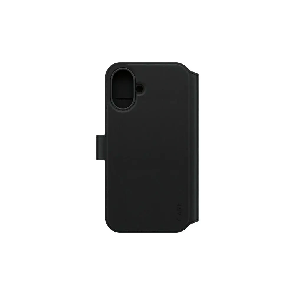 Etui z klapką CARE by PanzerGlass Feature Tango 2in1 Wallet MagSafe Apple iPhone 16 Plus czarny