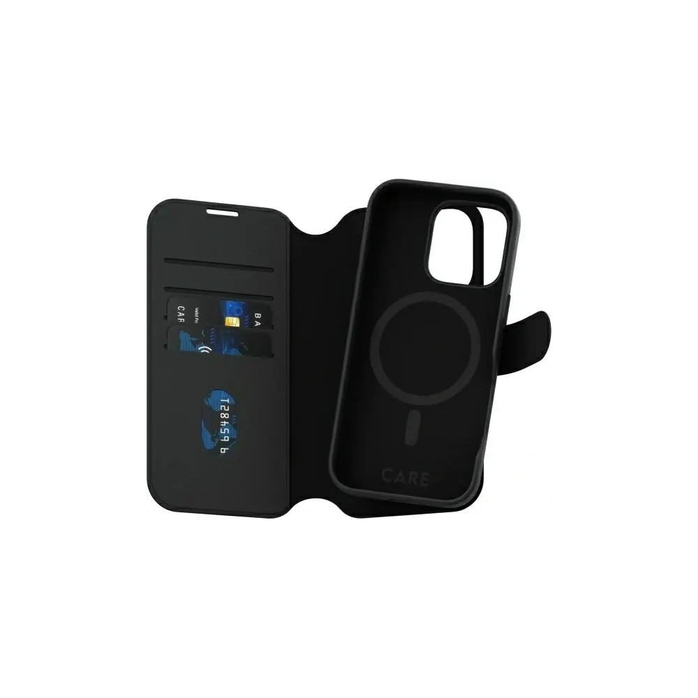 CARE by PanzerGlass Feature Tango 2in1 Wallet MagSafe Apple iPhone 16 Pro fekete