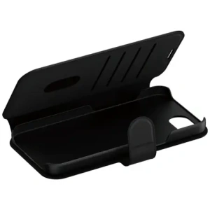 Etui z klapką CARE by PanzerGlass Feature Tango 2w1 Wallet MagSafe do Apple iPhone 16e czarny