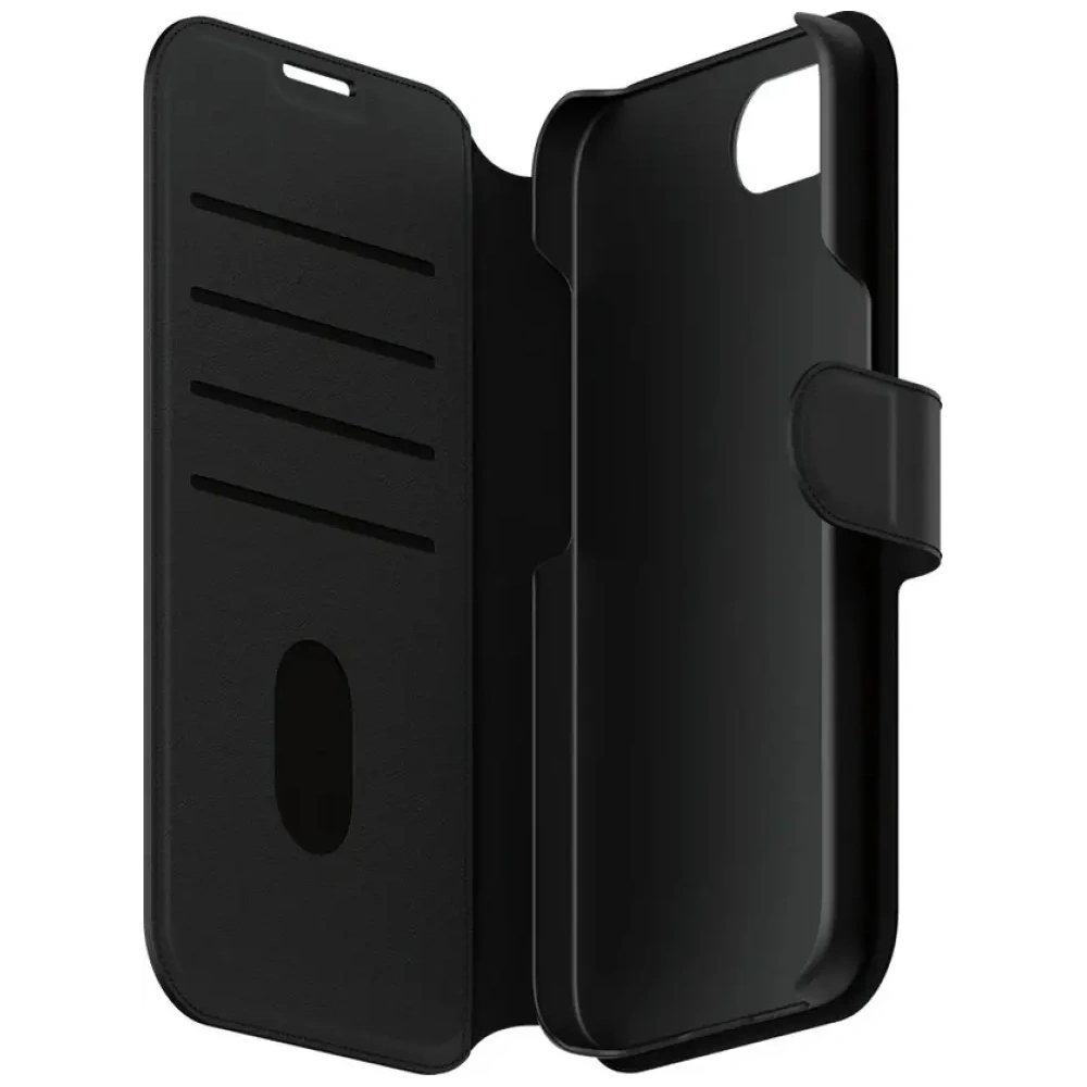 Etui z klapką CARE by PanzerGlass Feature Tango 2w1 Wallet MagSafe do Apple iPhone 16e czarny