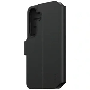 Etui z klapką CARE by PanzerGlass Feature Wallet Kickstand do Samsung Galaxy S25 czarny