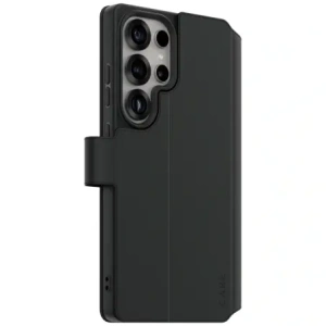 Etui z klapką CARE by PanzerGlass Feature Wallet Kickstand do Samsung Galaxy S25 Ultra czarny