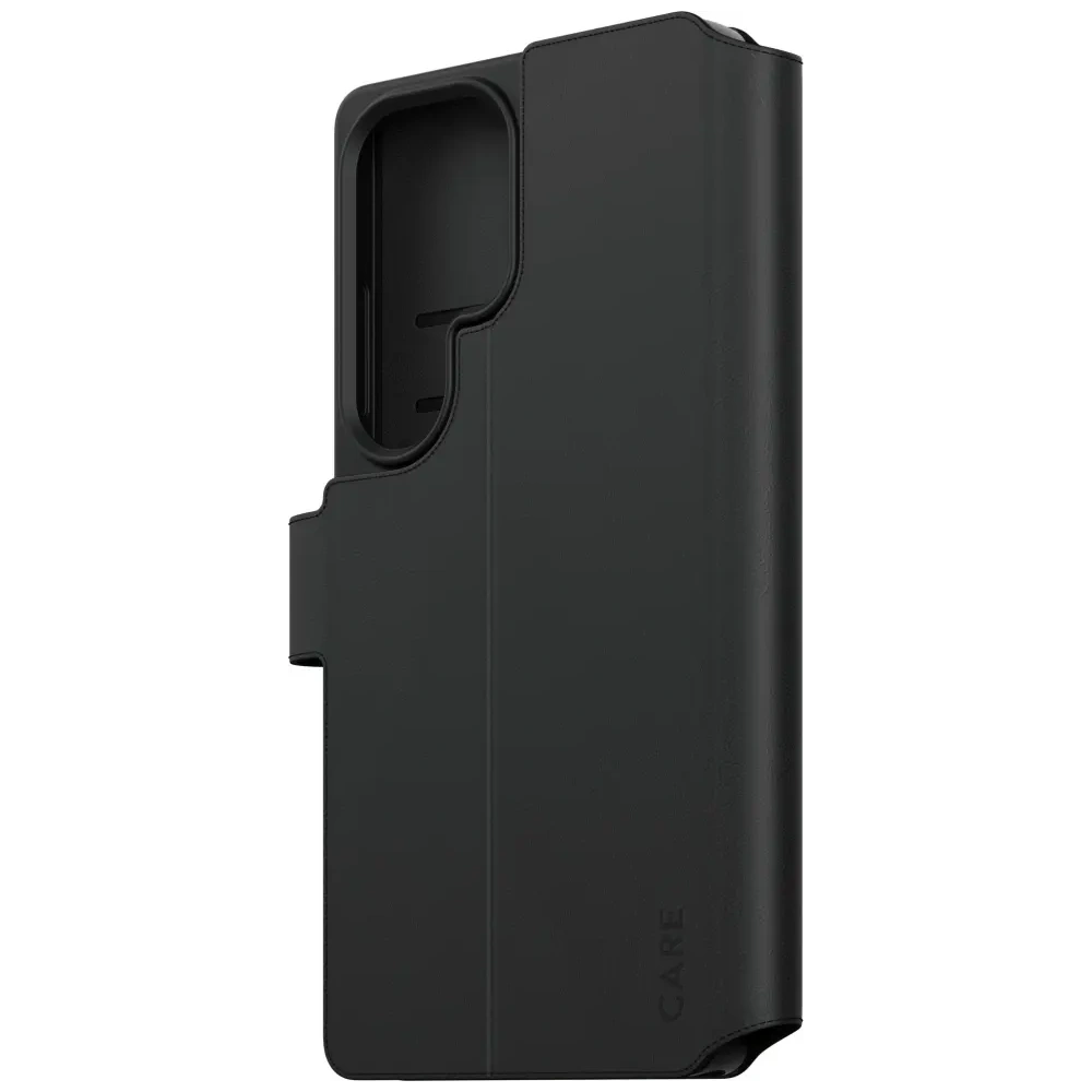 Etui z klapką CARE by PanzerGlass Feature Wallet Kickstand do Samsung Galaxy S25 Ultra czarny