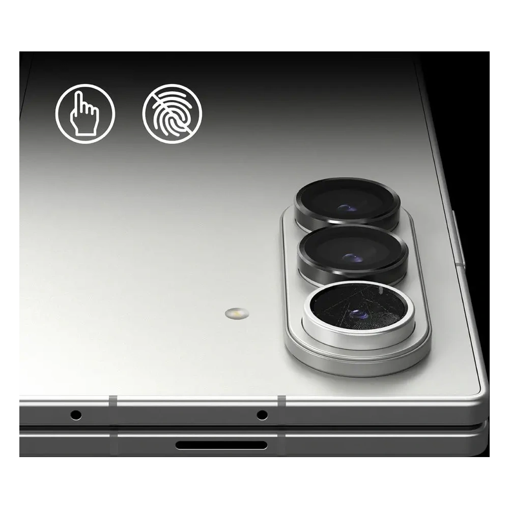 Ringke Kamera Keret Védő Samsung Galaxy Z Fold 7 Fekete [2 CSOMAG]
