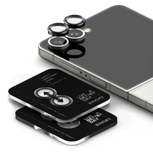 Nakładka Ringke Camera Frame Protector Samsung Galaxy Z Flip 7 Black [2 PACK]