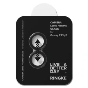 Nakładka Ringke Camera Frame Protector Samsung Galaxy Z Flip 7 Black [2 PACK]