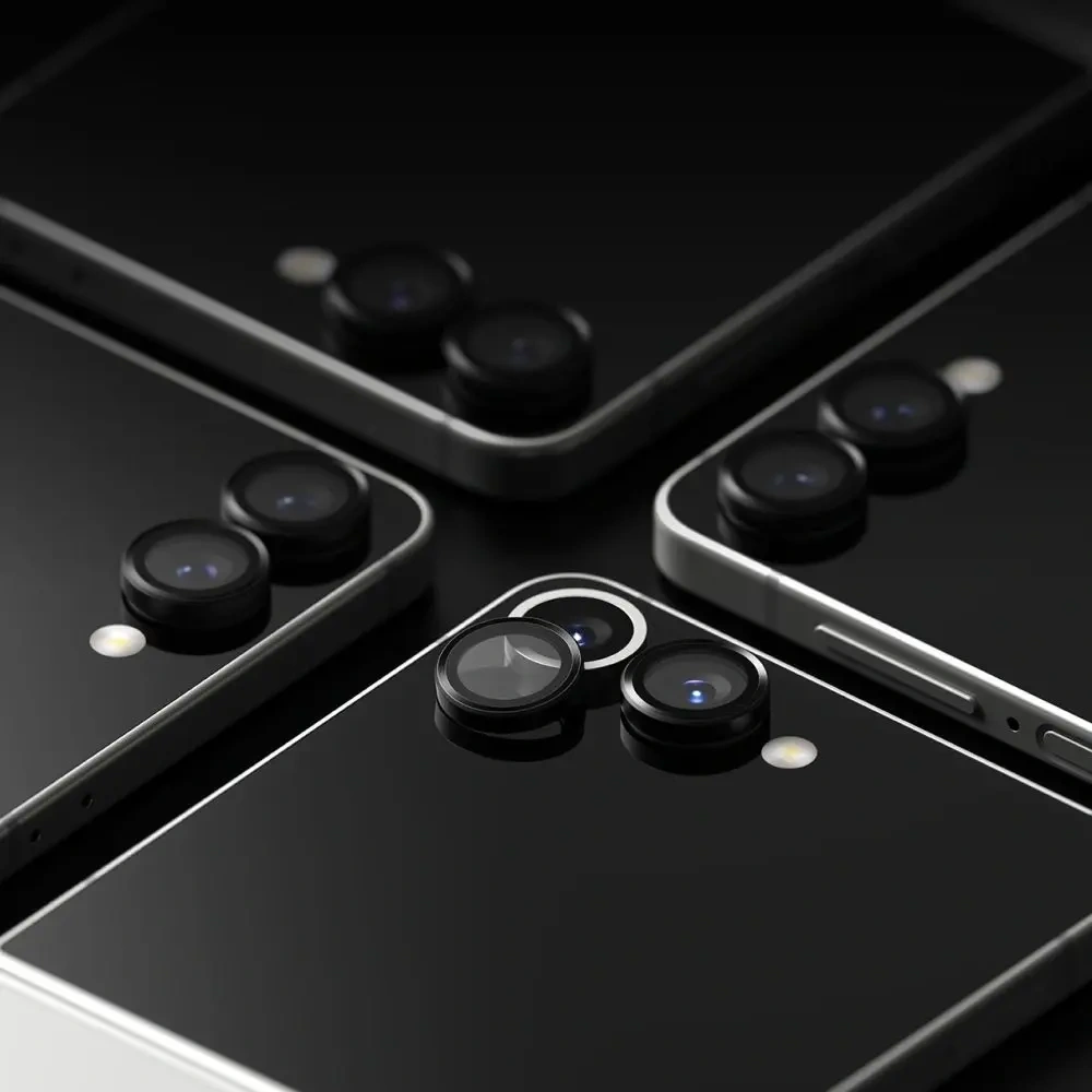 Ringke Kamera Keret Védő Samsung Galaxy Z Flip 7 Fekete [2 CSOMAG]
