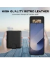 Etui z klapką Tech-Protect Wallet Samsung Galaxy Z Flip 7 Black
