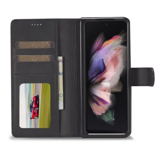 Etui z klapką Tech-Protect Wallet Samsung Galaxy Z Fold 7 Black
