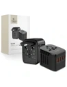Tech-Protect TA200 Utazási Adapter EU / UK / US / AU 2xUSB-A, 2xUSB-C Fekete