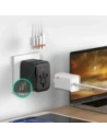 Tech-Protect TA200 Utazási Adapter EU / UK / US / AU 2xUSB-A, 2xUSB-C Fekete