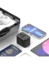 Tech-Protect TA200 Utazási Adapter EU / UK / US / AU 2xUSB-A, 2xUSB-C Fekete