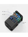 Tech-Protect TA200 Utazási Adapter EU / UK / US / AU 2xUSB-A, 2xUSB-C Fekete