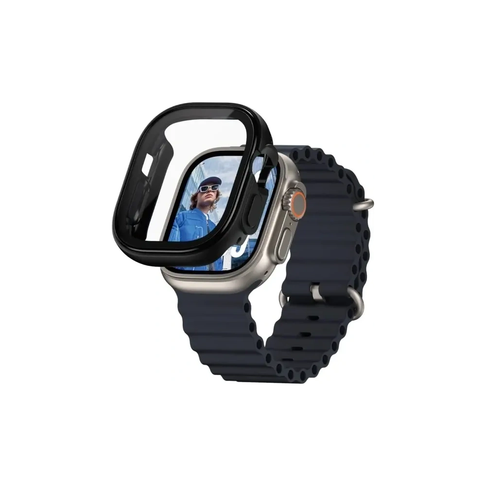 PanzerGlass Snappie Teljes Test Apple Watch Ultra 2 fekete