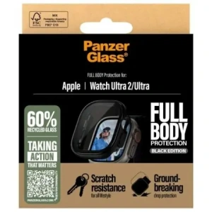 PanzerGlass Snappie Teljes Test Apple Watch Ultra 2 fekete