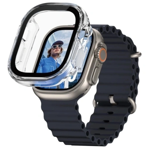 Nakładka chroniąca ekran PanzerGlass Snappie Full Body Apple Watch Ultra 2 przezroczysty