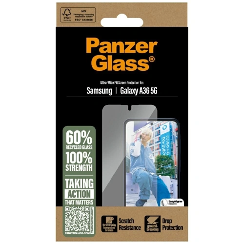 Szkło hartowane PanzerGlass Ultra-Wide Fit do Samsung Galaxy A36 5G