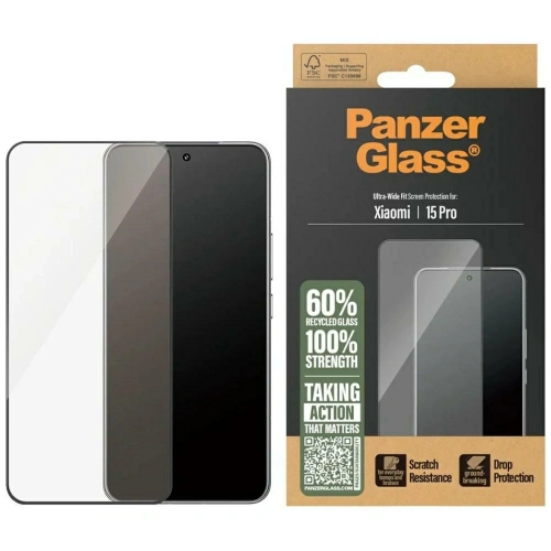 Szkło hartowane PanzerGlass Ultra-Wide Fit do Xiaomi 15 Pro
