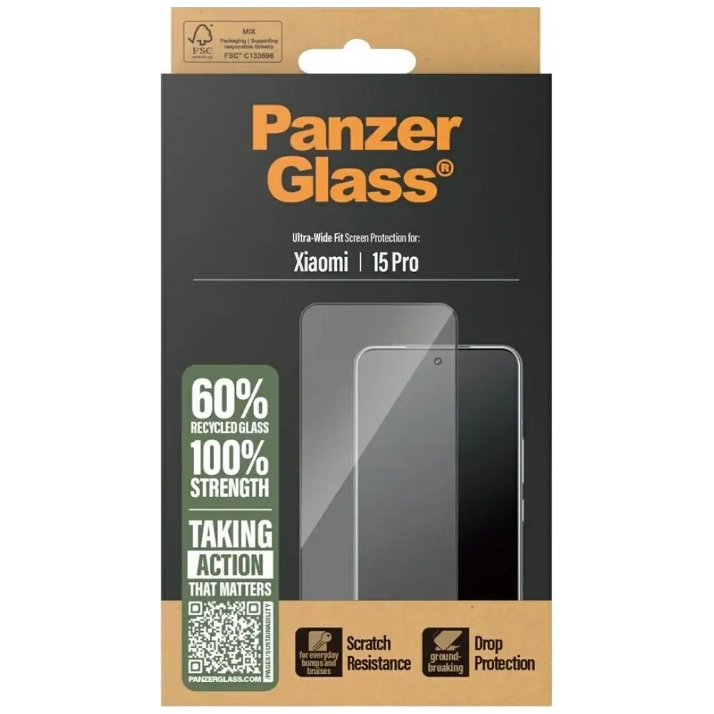 Szkło hartowane PanzerGlass Ultra-Wide Fit do Xiaomi 15 Pro