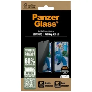 Szkło prywatyzujące PanzerGlass Ultra-Wide Fit Privacy do Samsung Galaxy A36 5G