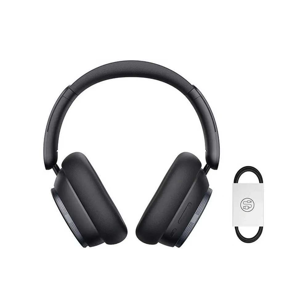 Bezprzewodowe słuchawki nauszne Baseus Bowie H1 PRO Bluetooth 5.3 (czarne)