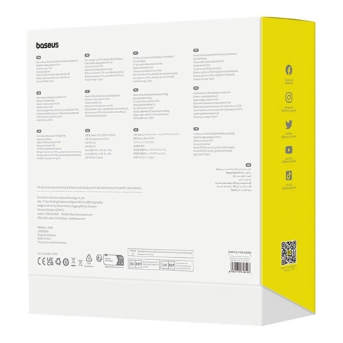 Bezprzewodowe słuchawki nauszne Baseus Bowie H1 PRO Bluetooth 5.3 (czarne)