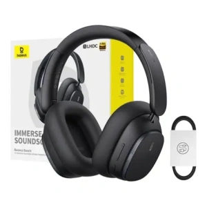 Bezprzewodowe słuchawki nauszne Baseus Bowie H1 PRO Bluetooth 5.3 (czarne)