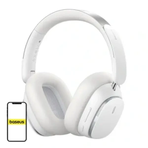 Bezprzewodowe słuchawki nauszne Baseus Bowie H1 PRO Bluetooth 5.3 (białe)
