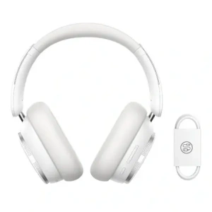 Bezprzewodowe słuchawki nauszne Baseus Bowie H1 PRO Bluetooth 5.3 (białe)