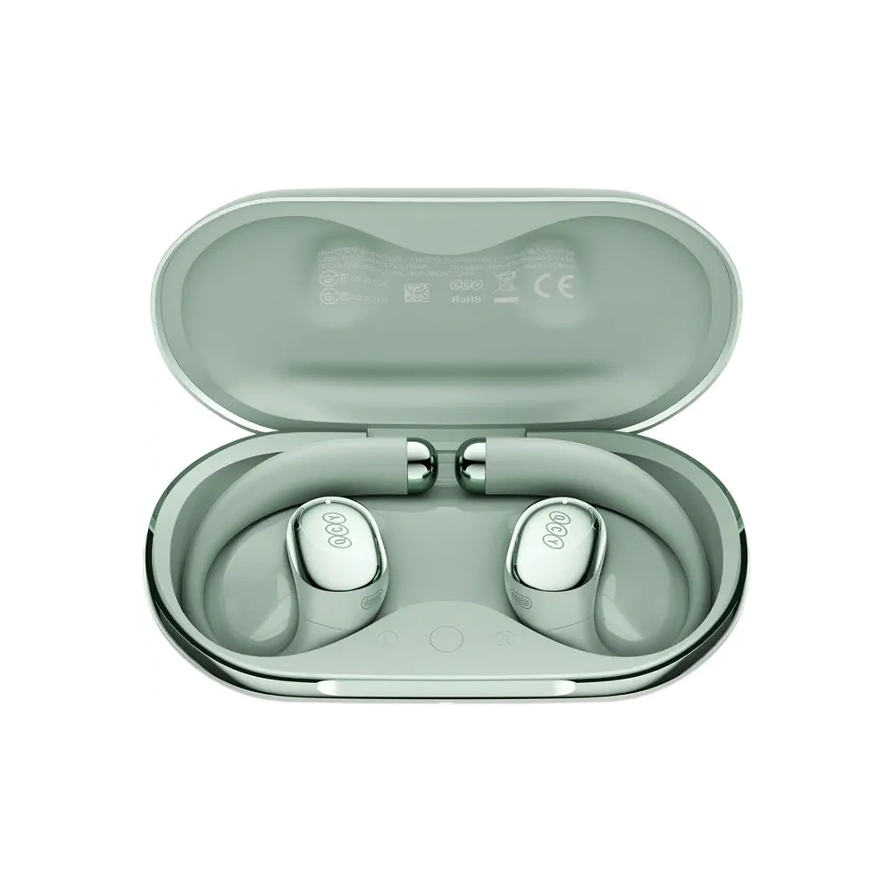 QCY Crossky R70 Bluetooth 6.0 Vezeték nélküli Klipszes Fejhallgató (zöld)