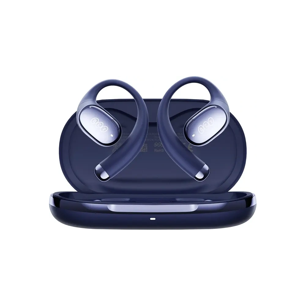 QCY Crossky R70 Bluetooth 6.0 Bezdrátová klipsová sluchátka (modrá)