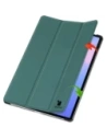 Etui z klapką Bizon Case Tab Croc do Samsung Galaxy Tab S10 FE+ Plus ciemnozielone