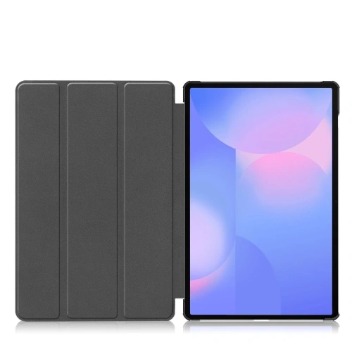 Etui z klapką Bizon Case Tab Croc do Samsung Galaxy Tab S10 FE+ Plus ciemnozielone