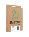 Etui z klapką Bizon Case Tab Croc do Samsung Galaxy Tab S10 FE+ Plus ciemnozielone