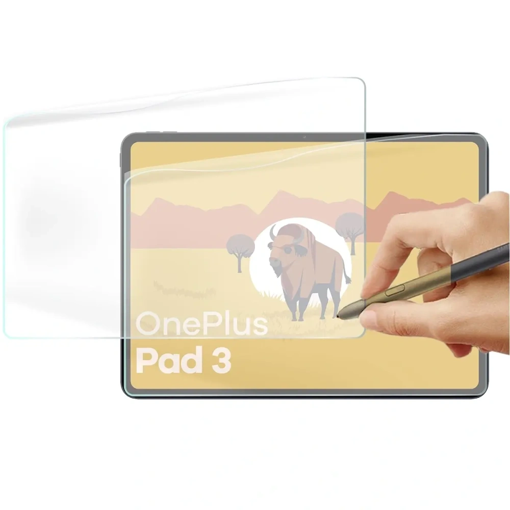 Folia imitująca papier Bizon Film Tab Papirus do OnePlus Pad 3 / 2 Pro / Oppo Pad 4 / 4 Pro [2 PACK]