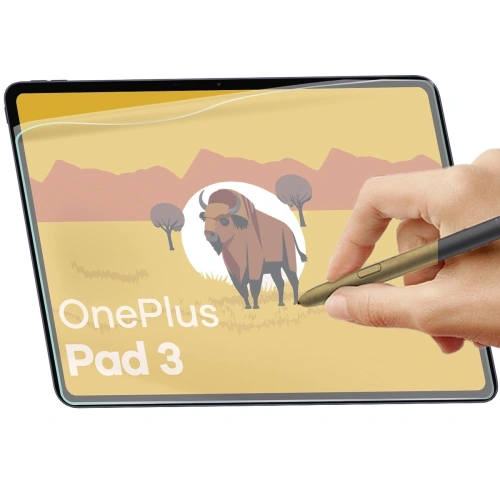 Folia imitująca papier Bizon Film Tab Papirus do OnePlus Pad 3 / 2 Pro / Oppo Pad 4 / 4 Pro [2 PACK]