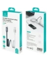 USAMS Bicolor Series SJ756 PD 60W cablu USB-C / USB-C 1.2m negru-alb